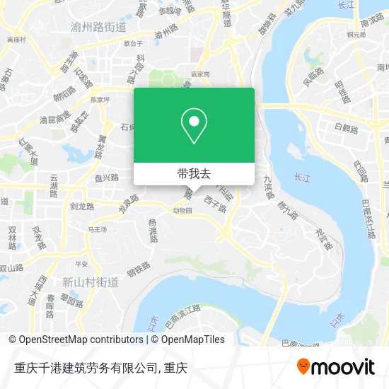 重庆千港建筑劳务有限公司地图