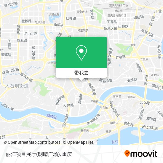 丽江项目展厅(朗晴广场)地图