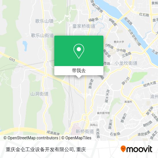 重庆金仑工业设备开发有限公司地图