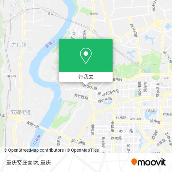 重庆贤庄菌坊地图