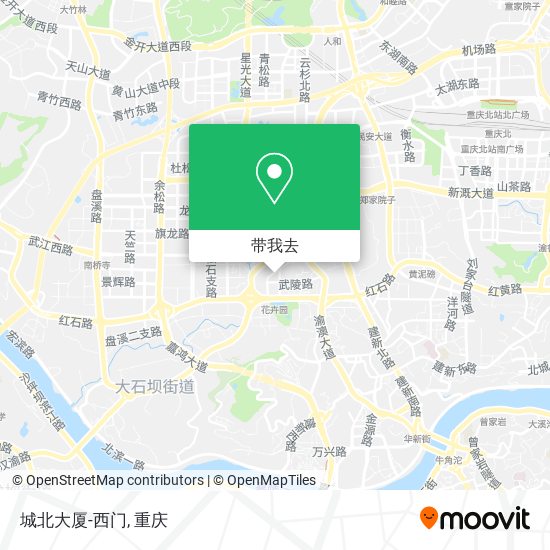 城北大厦-西门地图