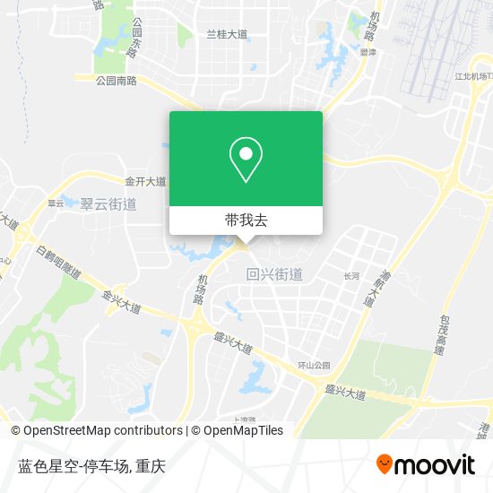 蓝色星空-停车场地图