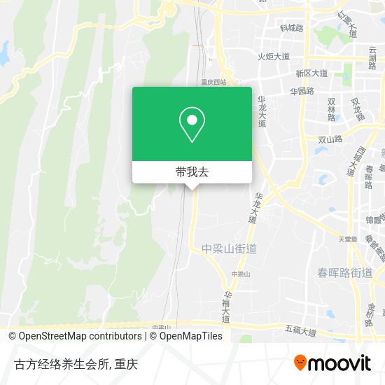 古方经络养生会所地图