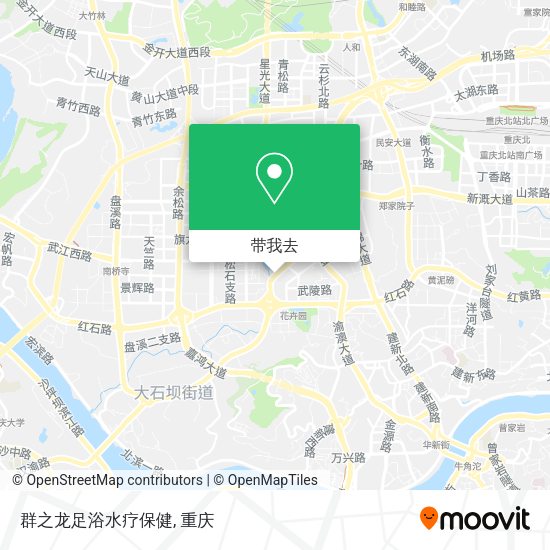 群之龙足浴水疗保健地图