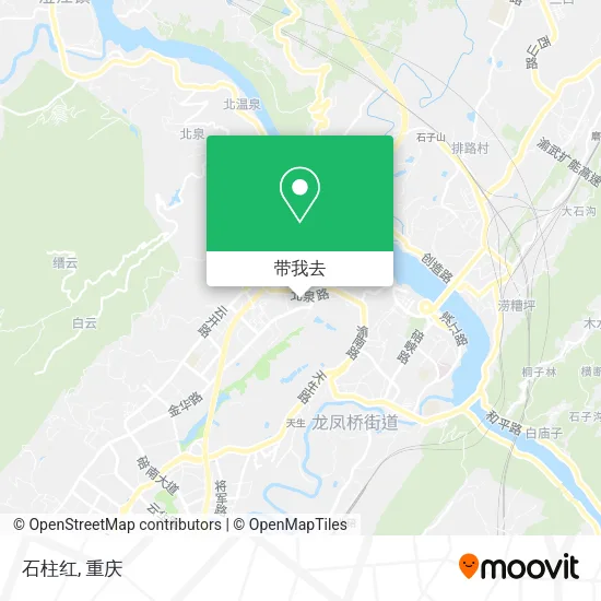 石柱红地图