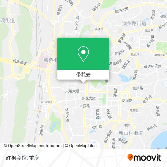 红枫宾馆地图