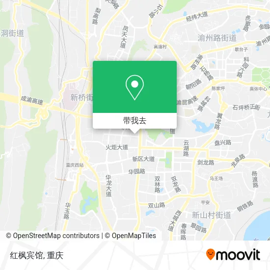 红枫宾馆地图