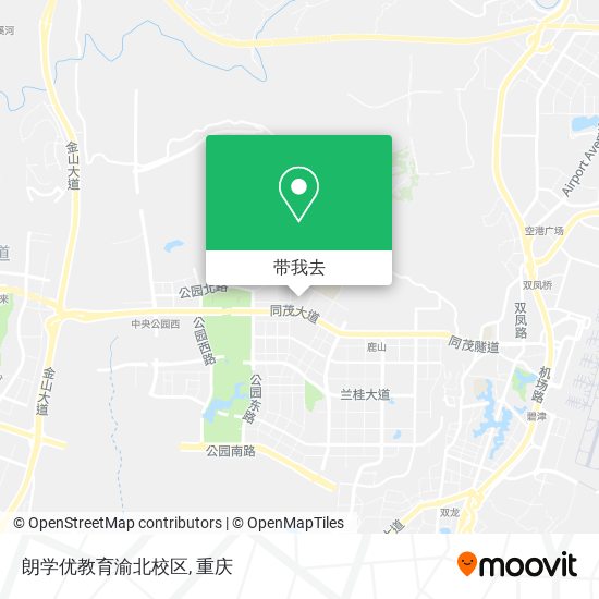 朗学优教育渝北校区地图