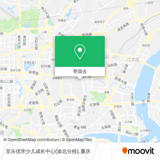 至乐优学少儿成长中心(渝北分校)地图