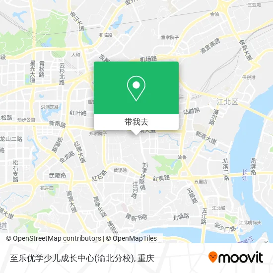 至乐优学少儿成长中心(渝北分校)地图