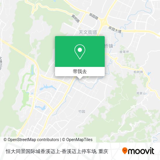 恒大同景国际城香溪迈上-香溪迈上停车场地图