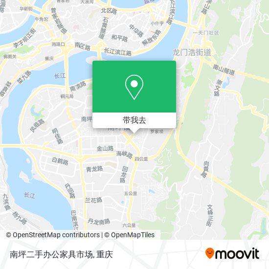 南坪二手办公家具市场地图