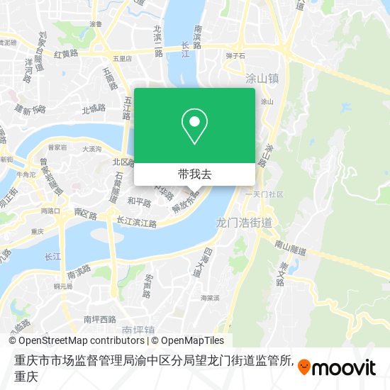 重庆市市场监督管理局渝中区分局望龙门街道监管所地图