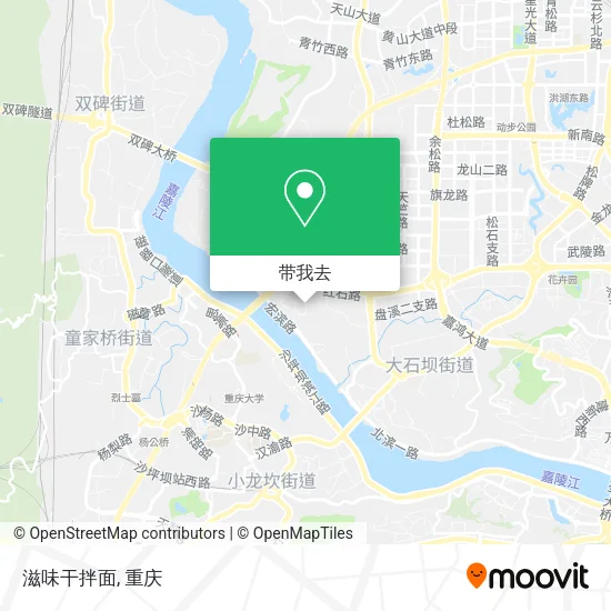 滋味干拌面地图