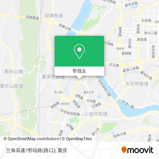 兰海高速/劳动路(路口)地图