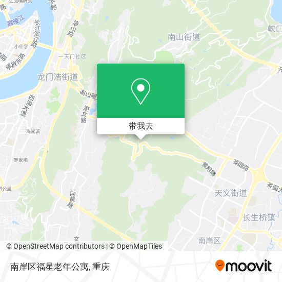 南岸区福星老年公寓地图
