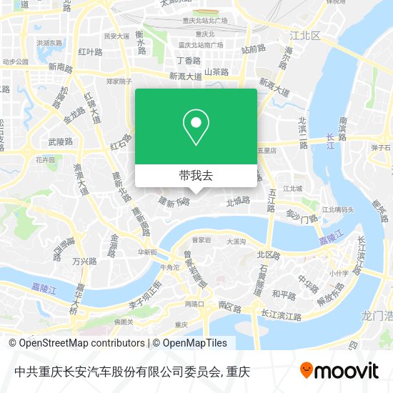 中共重庆长安汽车股份有限公司委员会地图