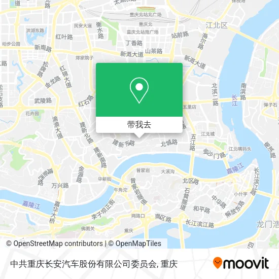 中共重庆长安汽车股份有限公司委员会地图