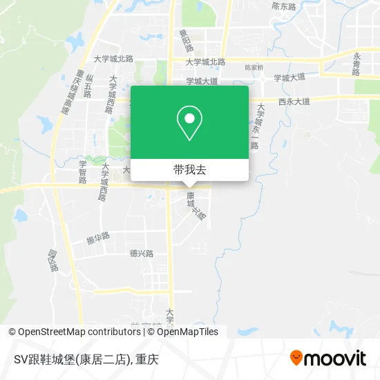 SV跟鞋城堡(康居二店)地图