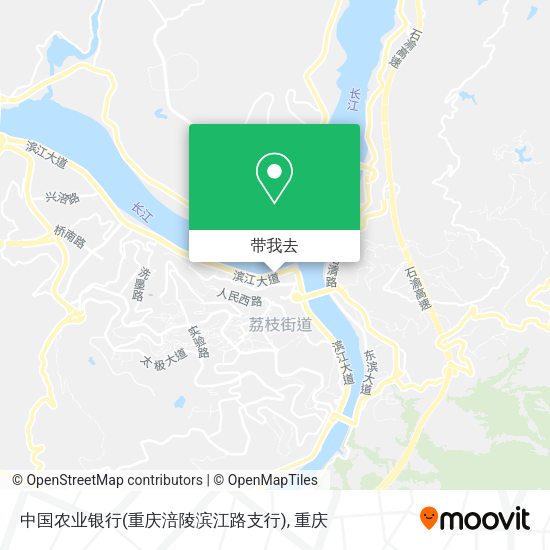 中国农业银行(重庆涪陵滨江路支行)地图