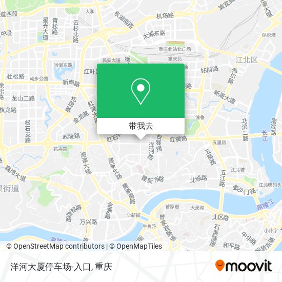 洋河大厦停车场-入口地图