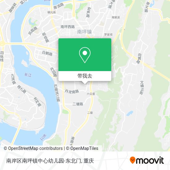 南岸区南坪镇中心幼儿园-东北门地图
