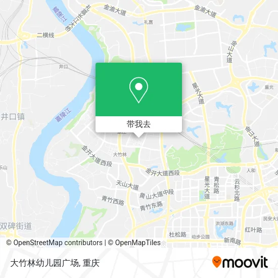 大竹林幼儿园广场地图