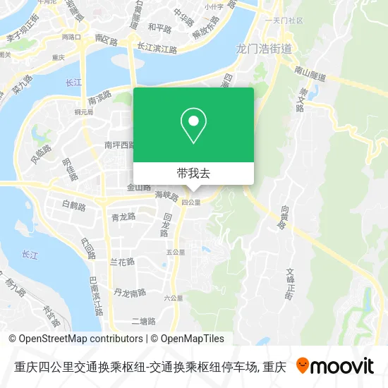 重庆四公里交通换乘枢纽-交通换乘枢纽停车场地图