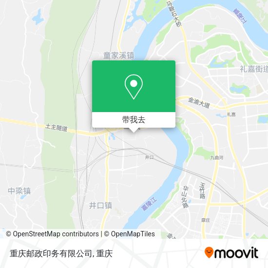重庆邮政印务有限公司地图
