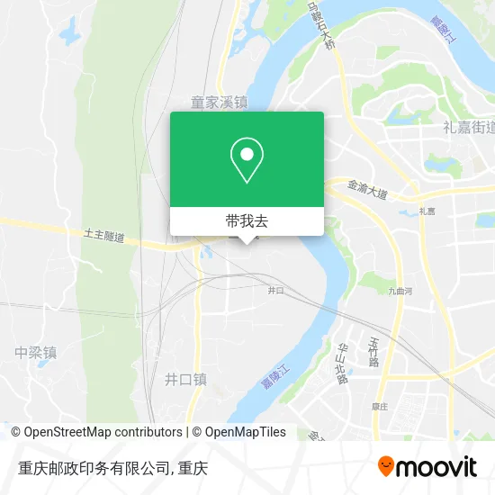 重庆邮政印务有限公司地图