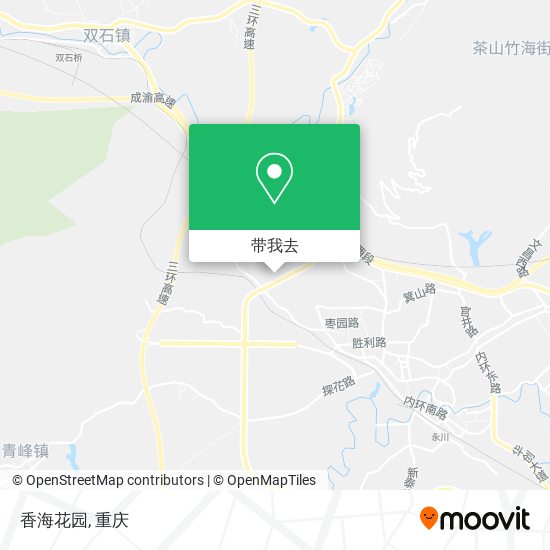 香海花园地图