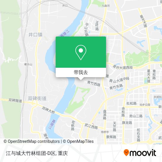 江与城大竹林组团-D区地图