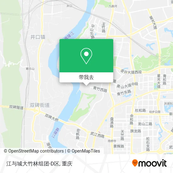 江与城大竹林组团-D区地图