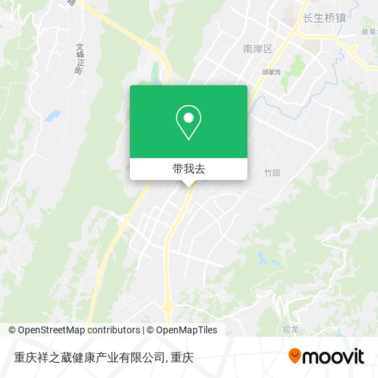 重庆祥之葳健康产业有限公司地图