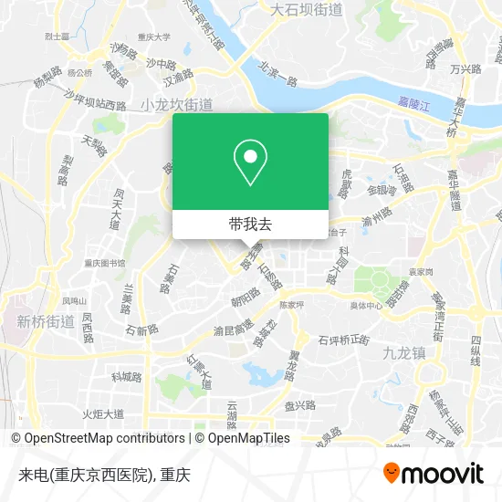 来电(重庆京西医院)地图