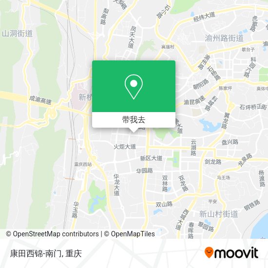 康田西锦-南门地图