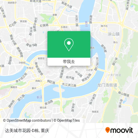 达美城市花园-D栋地图