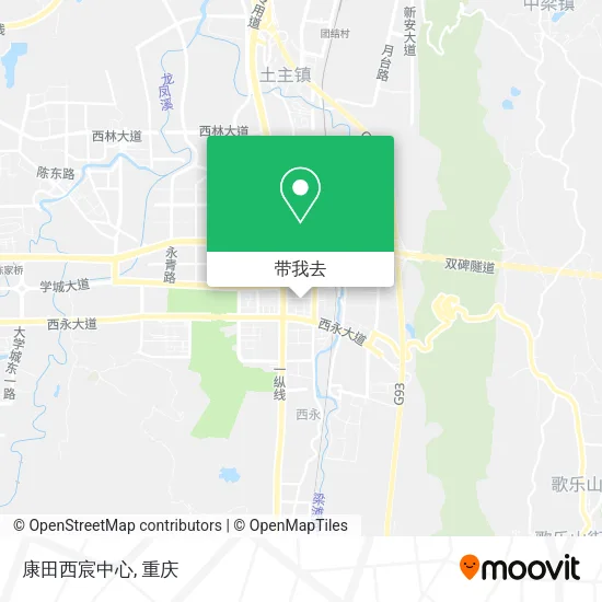 康田西宸中心地图