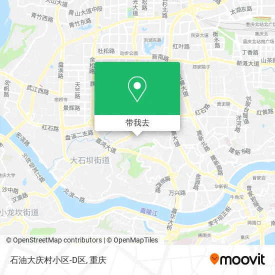 石油大庆村小区-D区地图