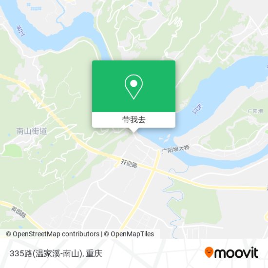 335路(温家溪-南山)地图