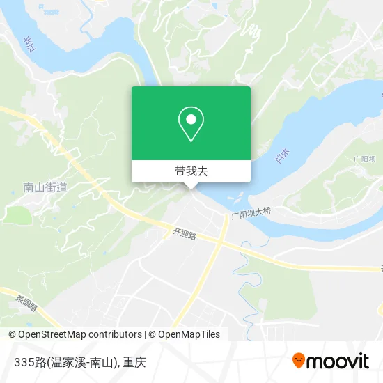 335路(温家溪-南山)地图
