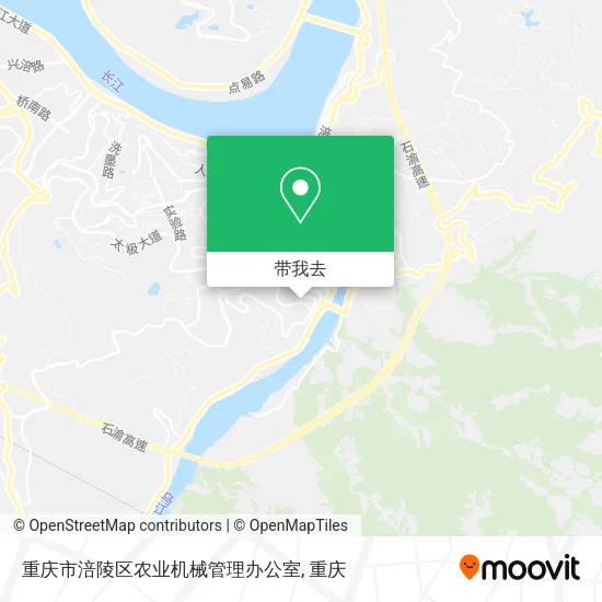 重庆市涪陵区农业机械管理办公室地图