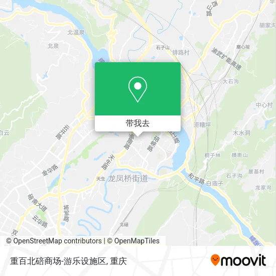 重百北碚商场-游乐设施区地图