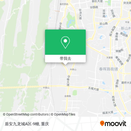 盾安九龙城A区-9幢地图