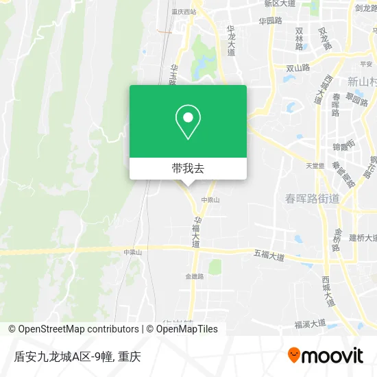 盾安九龙城A区-9幢地图