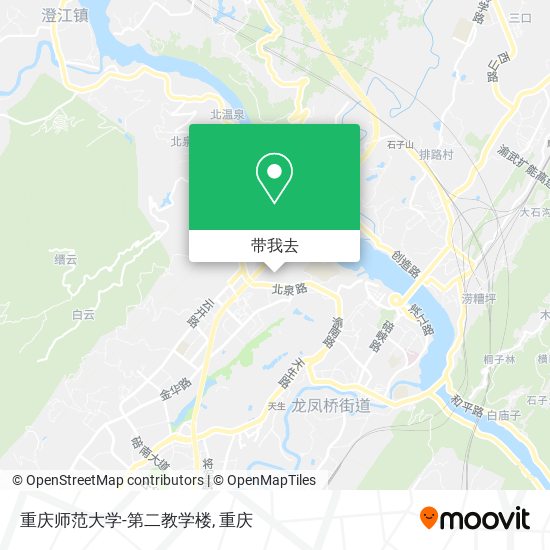 重庆师范大学-第二教学楼地图
