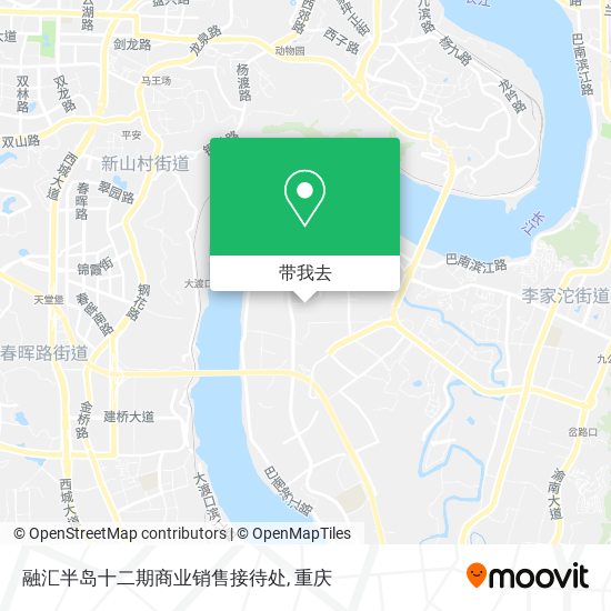 融汇半岛十二期商业销售接待处地图