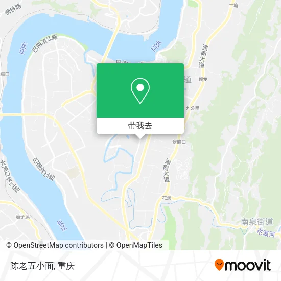 陈老五小面地图