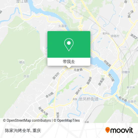 陈家沟烤全羊地图