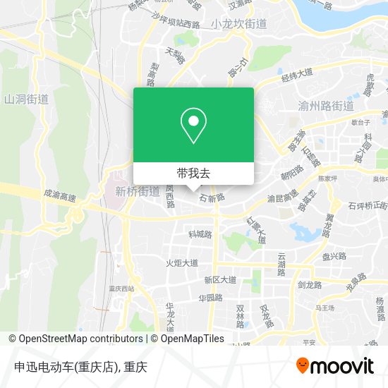 申迅电动车(重庆店)地图